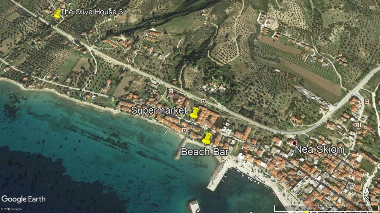 Holiday Villa Vee Nea Skioni Bagian luar foto